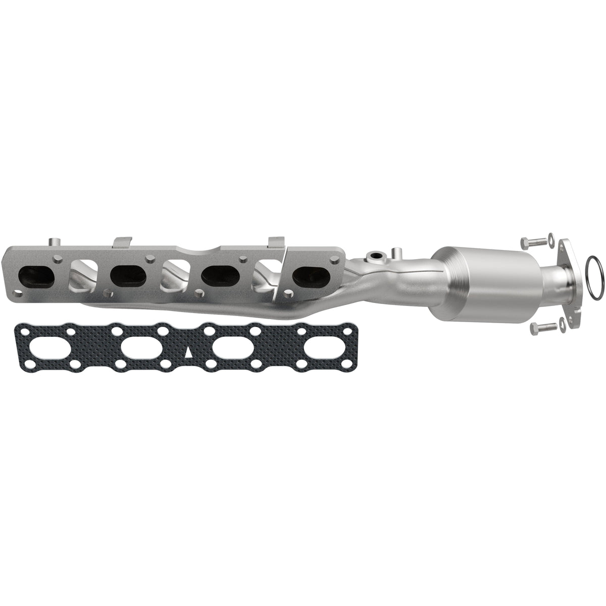 Katalyzátor se svodem MagnaFlow HM Grade pro přímou montáž (pravý) – Nissan Titan 5,6 (2004–2015) / Nissan Armada 5,6 (2005–2015) a další - 50381