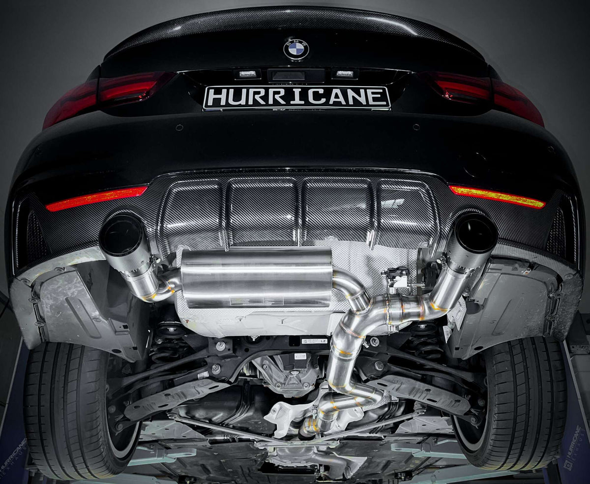 Sportovní klapkový výfuk Hurricane 3,5″ – BMW 440i s OPF F36 Gran kupé