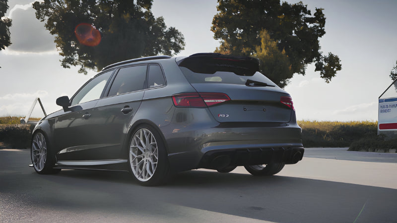 Sportovní klapkový výfuk Hurricane 3,5″ – Audi RS3 8V 367 k před faceliftem Sportback