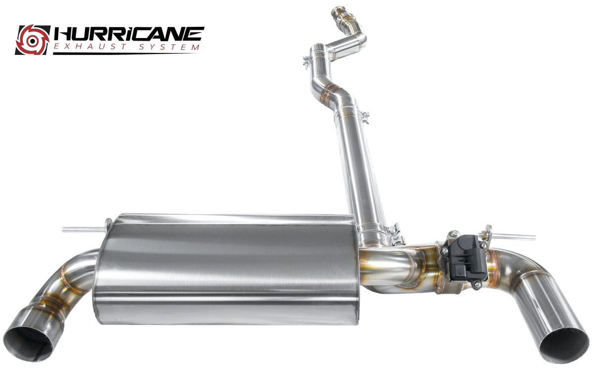 Sportovní klapkový výfuk Hurricane 3,5″ – BMW M135i F20/21