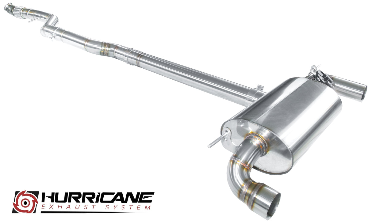 Sportovní klapkový výfuk Hurricane 3,5″ – BMW M135i F20/21