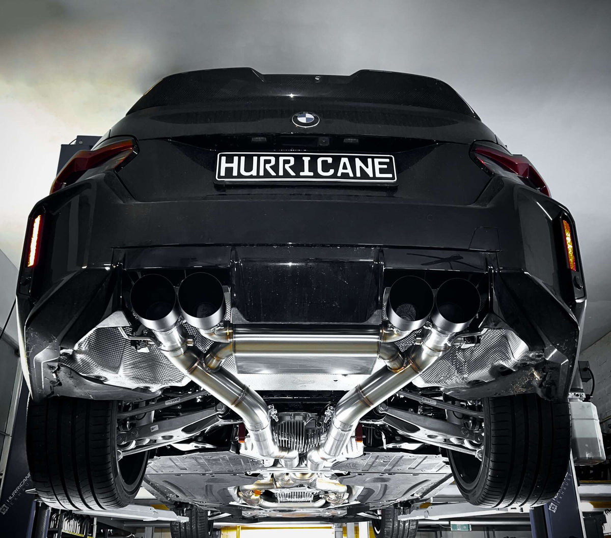 Sportovní klapkový výfuk Hurricane 3,5″ – BMW M2 G87 480 k