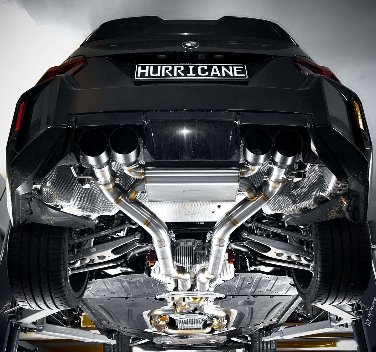 Sportovní klapkový výfuk Hurricane 3,5″ – BMW M2 G87 460 k