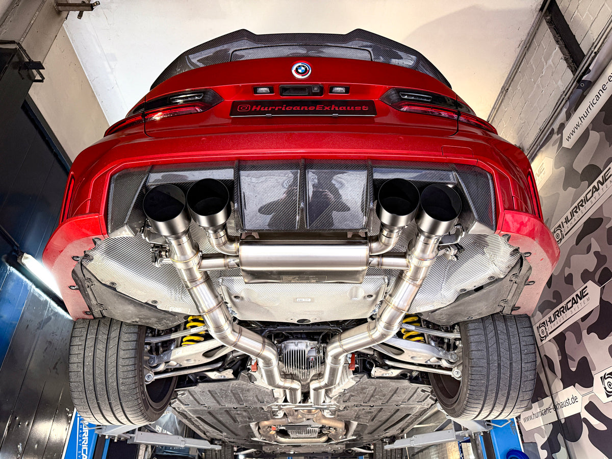 Sportovní klapkový výfuk Hurricane 3,5″ – BMW M3 G80 480 k