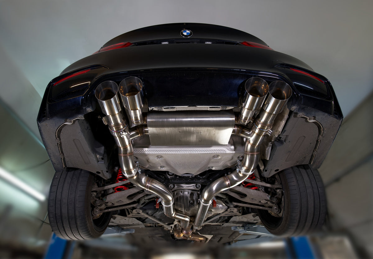 Sportovní klapkový výfuk Hurricane 3,5″ – BMW M4 F82 Competition 450 k