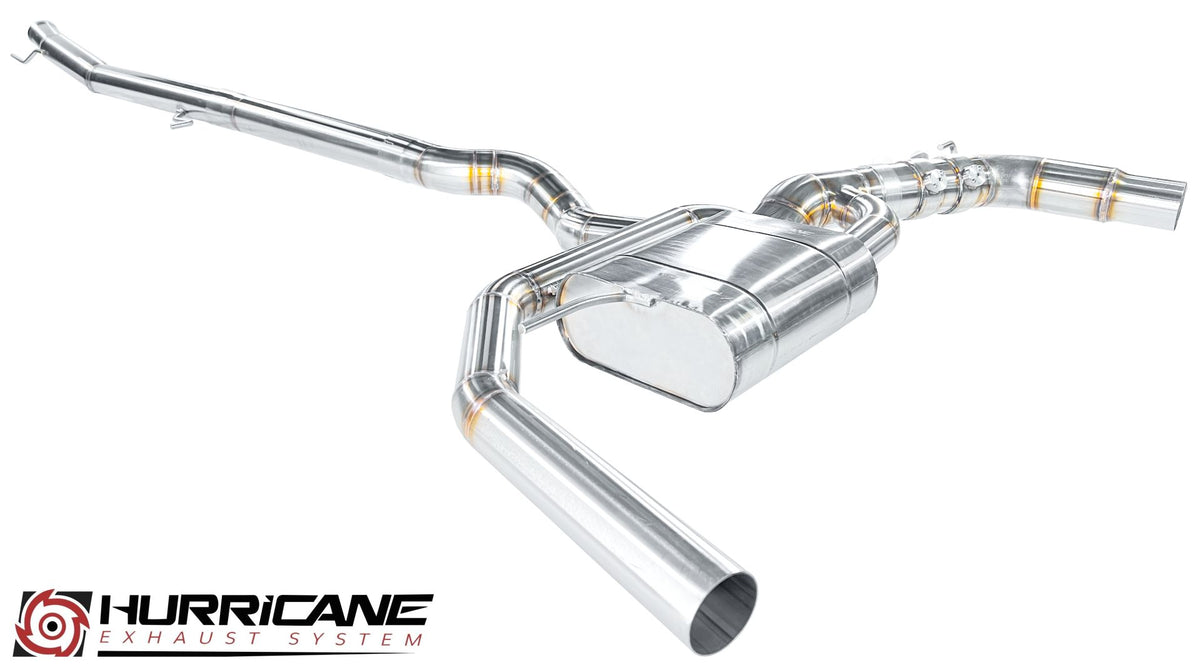 Sportovní klapkový výfuk Hurricane 3,5″ – Mercedes CLA45 AMG Shooting Brake