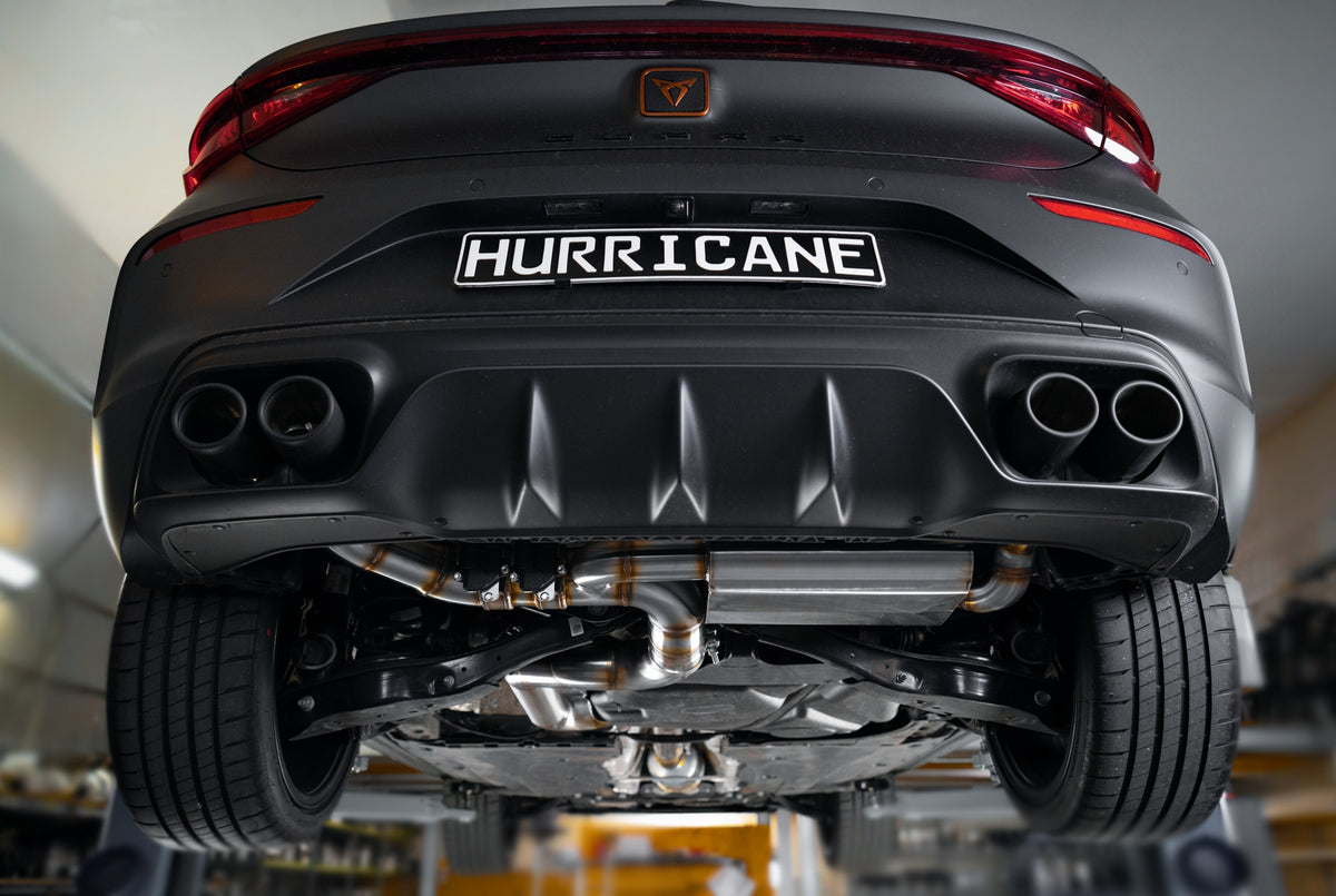 Sportovní klapkový výfuk Hurricane 3,5″ – Cupra Leon 300 4 KL