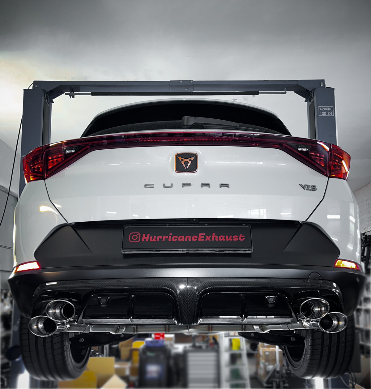 Sportovní klapkový výfuk Hurricane 3,5″ – Cupra Formentor VZ5 390 k