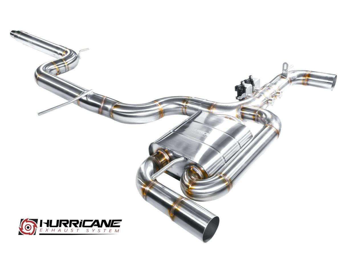 Sportovní klapkový výfuk Hurricane 3,5″ – Seat Leon FR 190 k s OPF verze V2