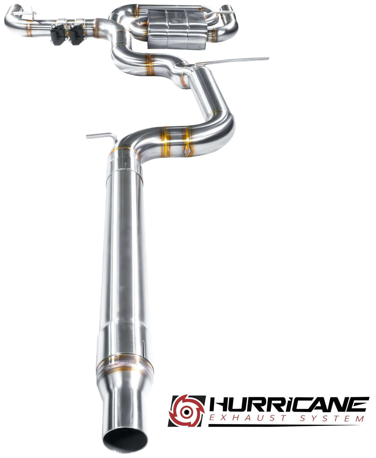 Sportovní klapkový výfuk Hurricane 3,5″ – Seat Leon FR 190 k s OPF verze V2
