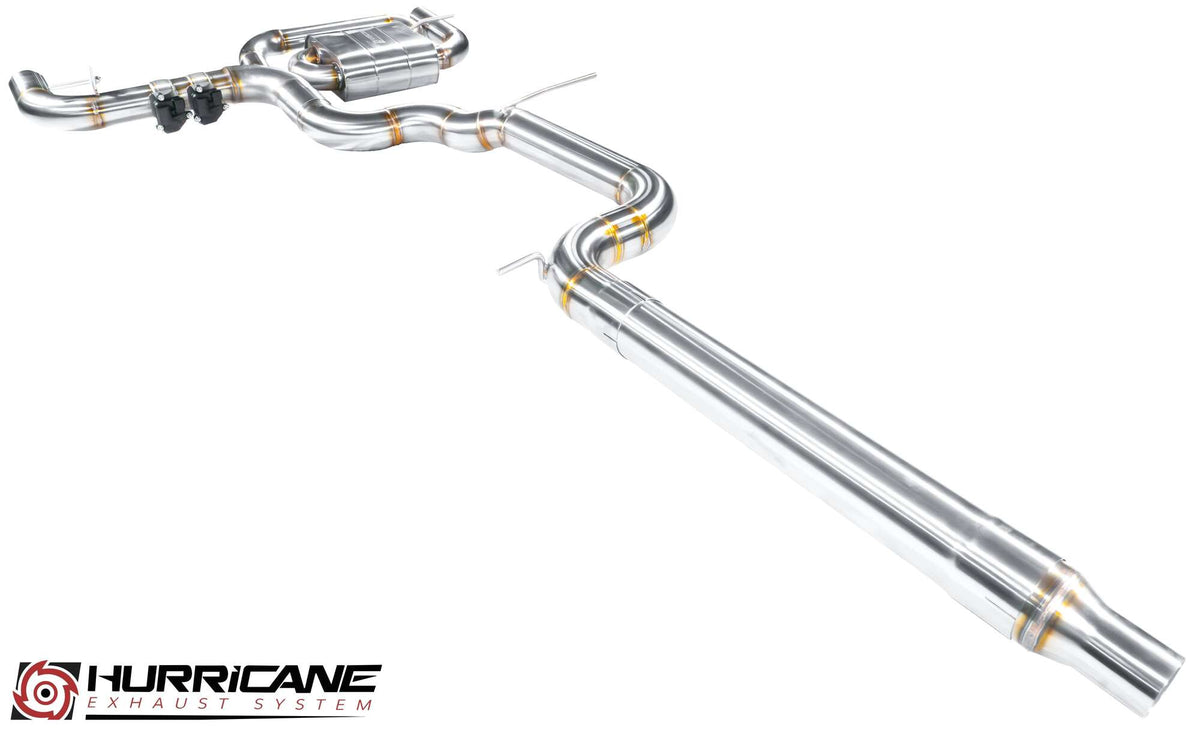 Sportovní klapkový výfuk Hurricane 3,5″ – Seat Leon FR 190 k s OPF verze V2