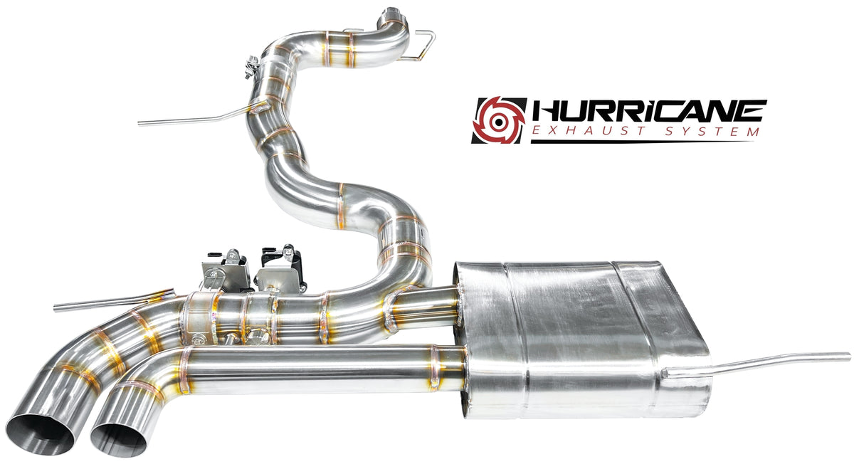 Sportovní klapkový výfuk Hurricane 3,5″ – VW Golf 5 GTI