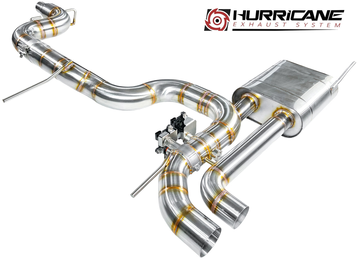 Sportovní klapkový výfuk Hurricane 3,5″ – VW Golf 5 GTI