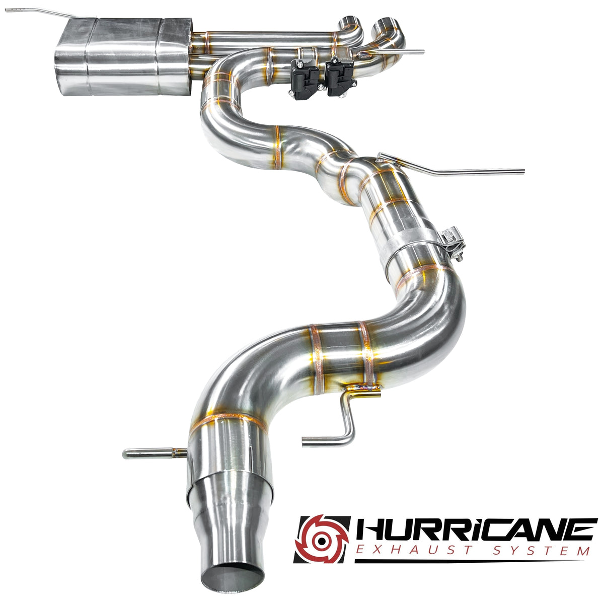 Sportovní klapkový výfuk Hurricane 3,5″ – VW Golf 5 GTI
