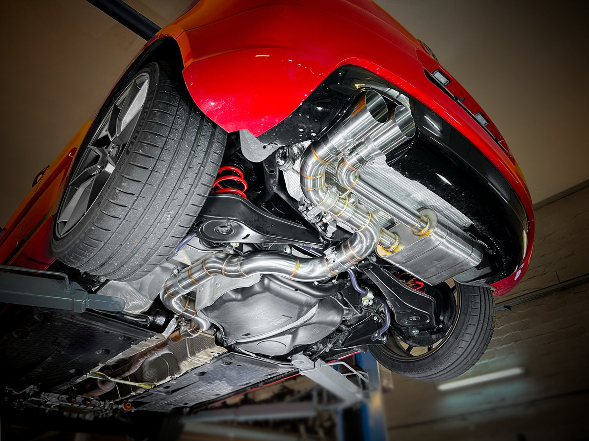 Sportovní klapkový výfuk Hurricane 3,5″ – VW Golf 5 GTI