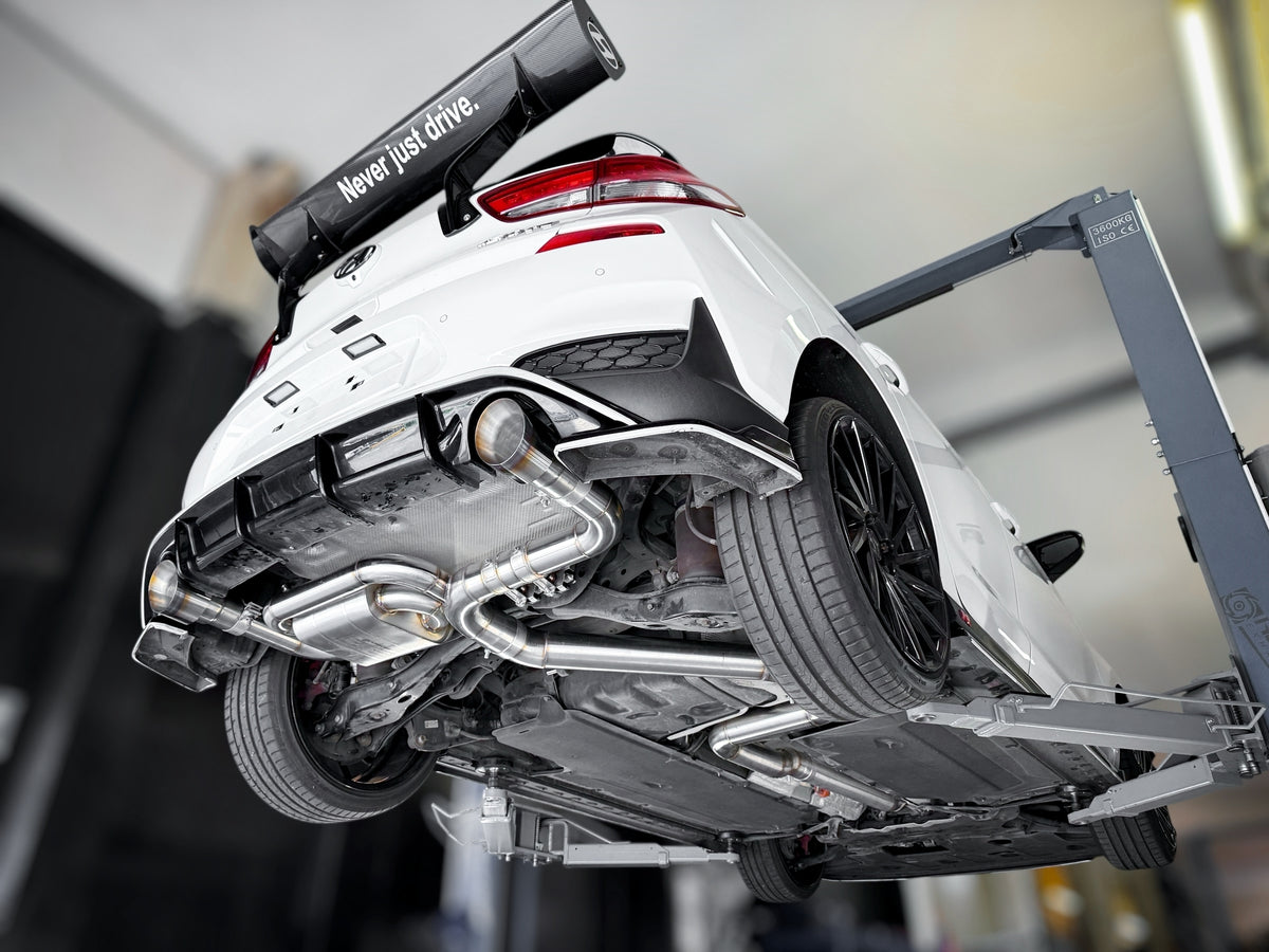 Sportovní klapkový výfuk Hurricane 3,5″ – Hyundai i30 N Hatchback 250-275 k bez originální klapky