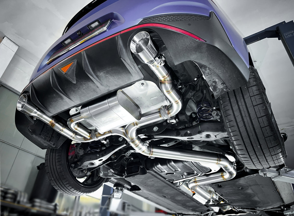 Sportovní klapkový výfuk Hurricane 3,5″ – Hyundai i30N facelift Fastback 280 k