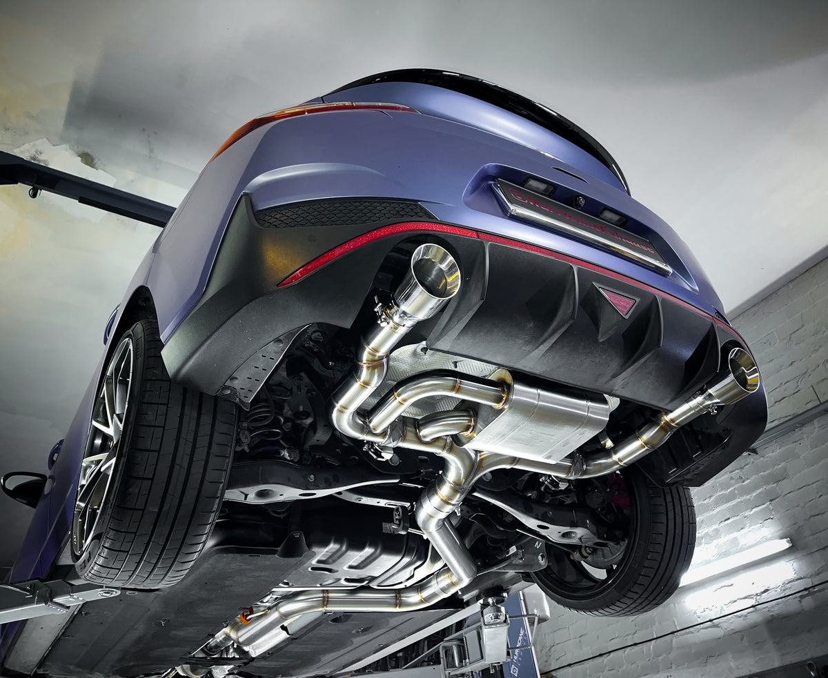 Sportovní klapkový výfuk Hurricane 3,5″ – Hyundai i30N facelift Fastback 280 k