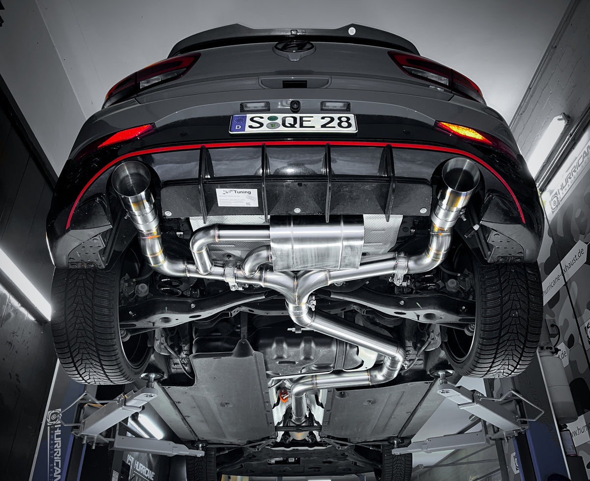 Sportovní klapkový výfuk Hurricane 3,5″ – Hyundai i30N facelift Hatchback 280 k