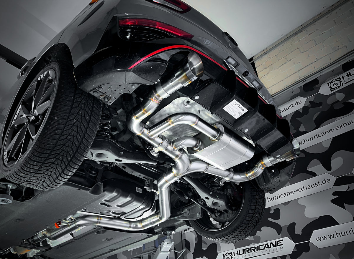 Sportovní klapkový výfuk Hurricane 3,5″ – Hyundai i30N facelift Hatchback 280 k