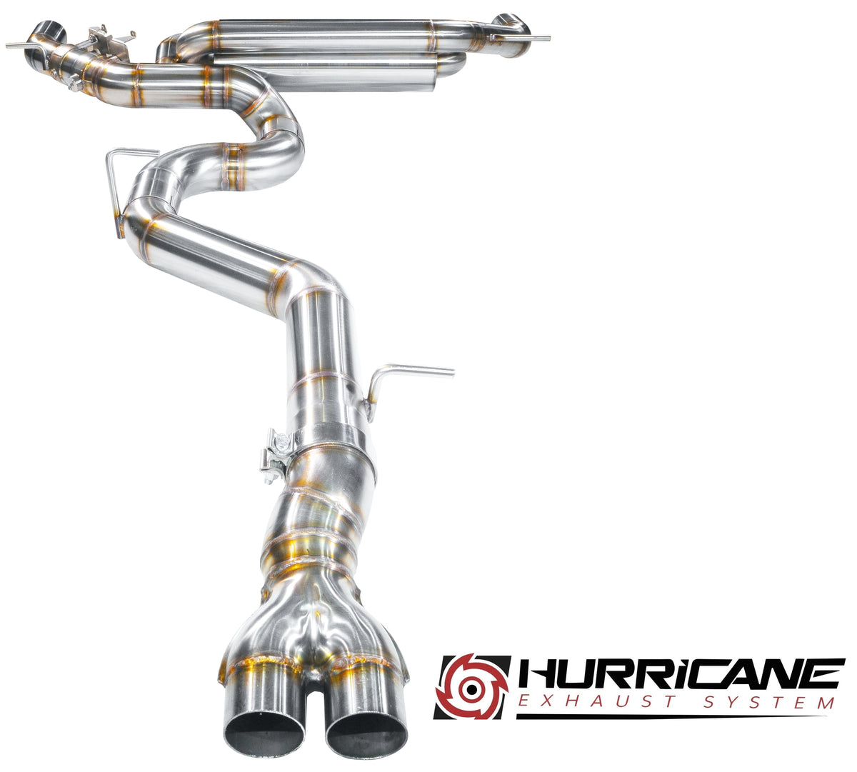 Sportovní klapkový výfuk Hurricane 3,5″ – Audi TT RS 8S bez OPF