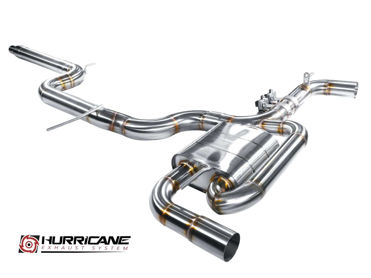 Sportovní klapkový výfuk Hurricane 3,5″ – VW Golf GTI 7.5 TCR s OPF verze V2