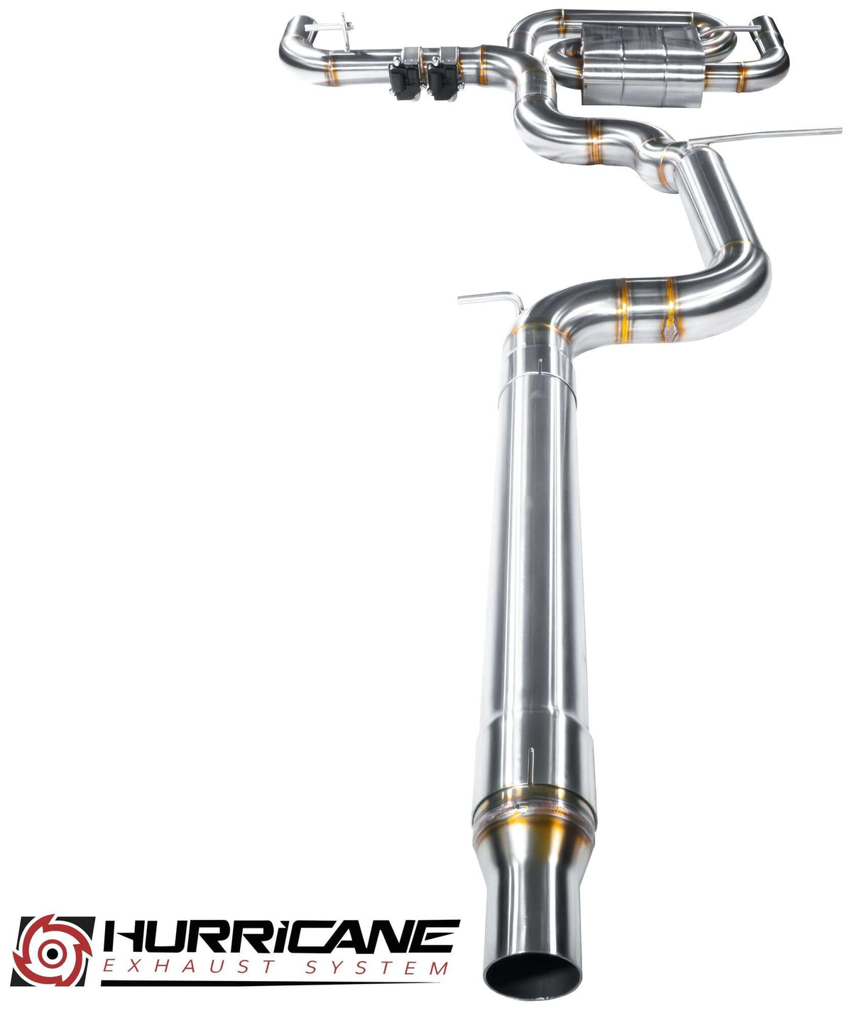 Sportovní klapkový výfuk Hurricane 3,5″ – VW Golf GTI 7.5 Performance s OPF verze V2