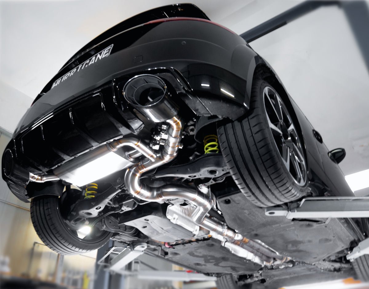 Sportovní klapkový výfuk Hurricane 3,5″ – Audi TT RS 8S bez OPF