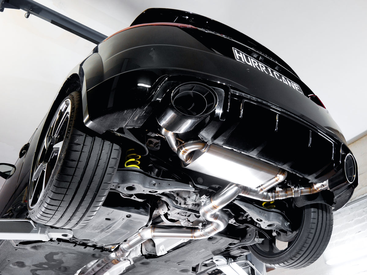 Sportovní klapkový výfuk Hurricane 3,5″ – Audi TT RS 8S bez OPF