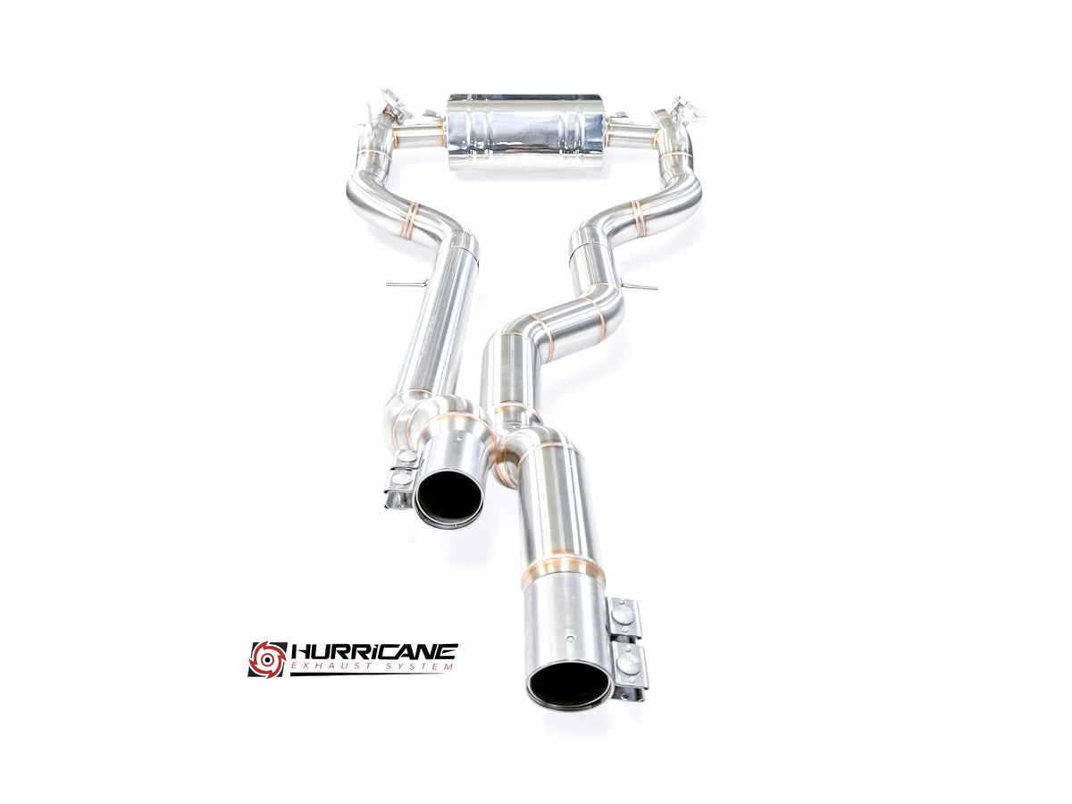 Sportovní klapkový výfuk Hurricane 3,5″ – BMW M4 F82 431 k