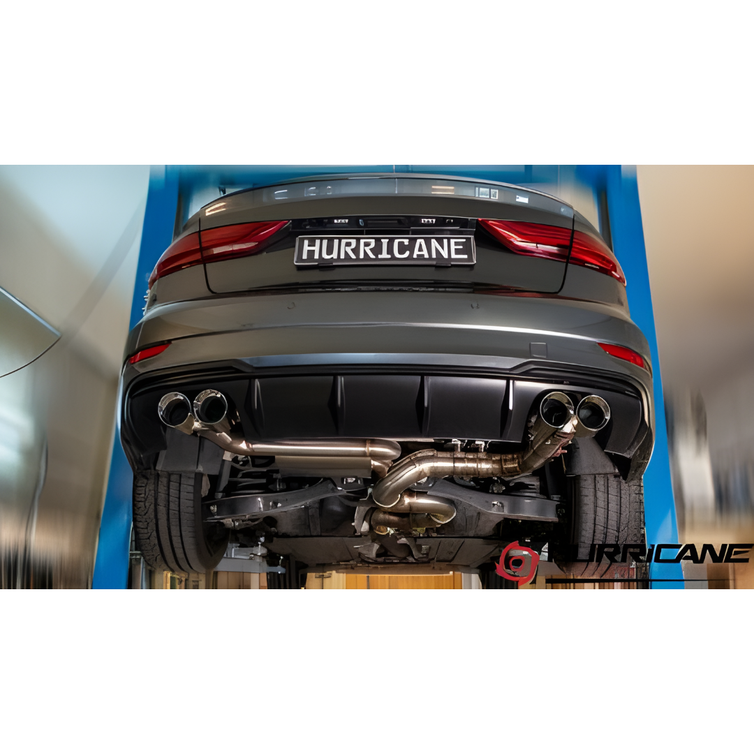 Sportovní klapkový výfuk Hurricane 3,5″ – Audi S3 8V 310 k facelift sedan