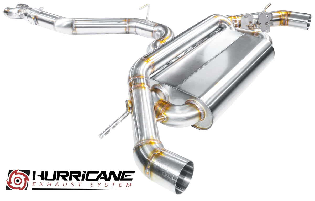 Sportovní klapkový výfuk Hurricane 3,5″ – Audi TT RS 8S s OPF