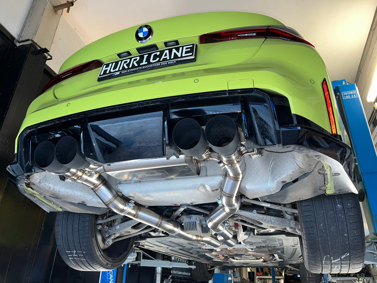 Sportovní klapkový výfuk Hurricane 3,5″ – BMW M4 G83 Competition 510 k