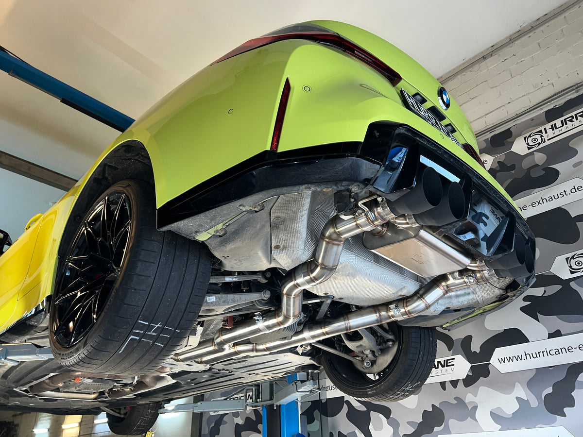 Sportovní klapkový výfuk Hurricane 3,5″ – BMW M4 G83 Competition 510 k