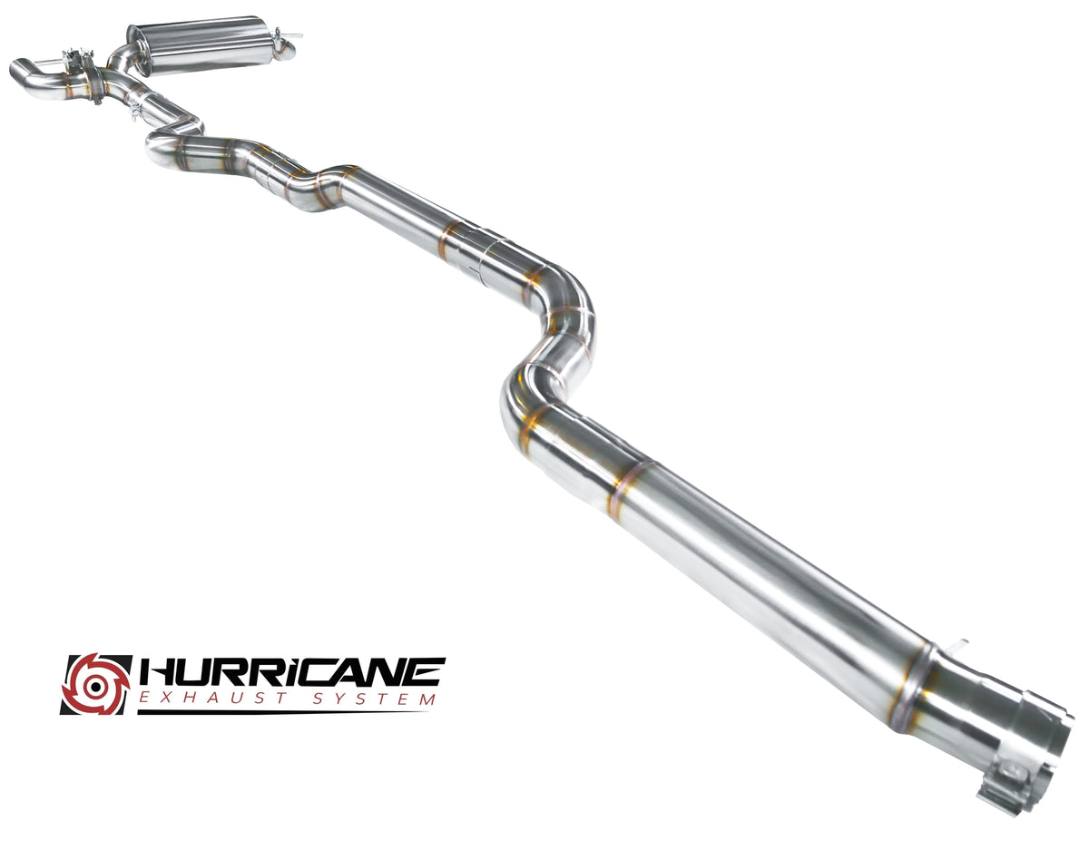 Sportovní klapkový výfuk Hurricane 3,5″ – BMW 440i F33 kabriolet
