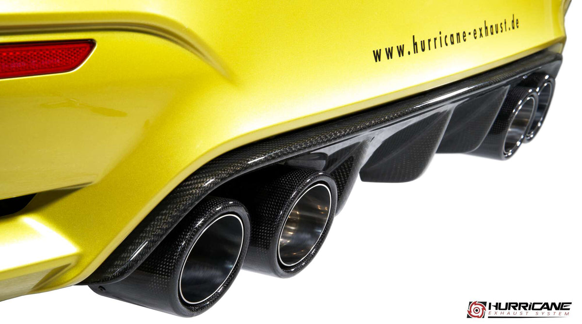 Sportovní klapkový výfuk Hurricane 3,5″ straight pipe – BMW M3 F80 431 k