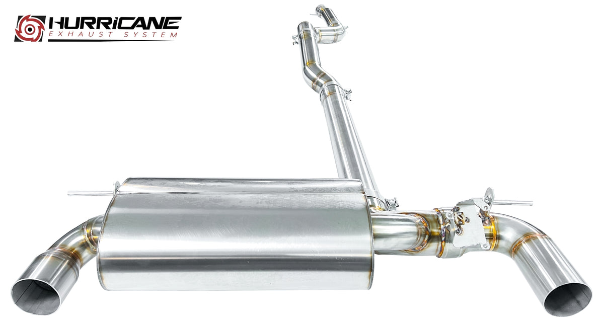 Sportovní klapkový výfuk Hurricane 3,5″ – BMW M140i F20/F21