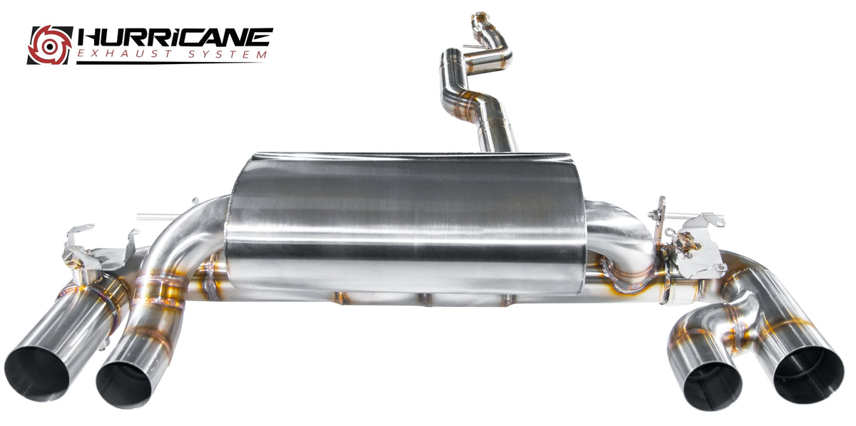 Sportovní klapkový výfuk Hurricane 3,5″ – BMW M2 F87 N55 370 k