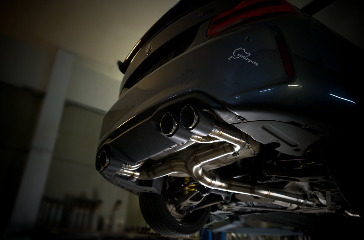 Sportovní klapkový výfuk Hurricane 3,5″ – BMW M2 F87 N55 370 k