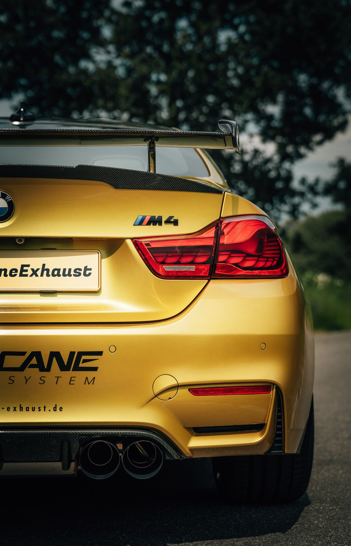 Sportovní klapkový výfuk Hurricane 3,5″ – BMW M4 F82 431 k