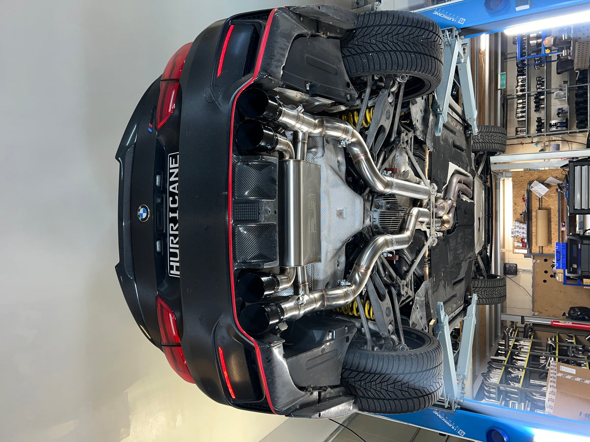 Sportovní klapkový výfuk Hurricane 3,5″ – BMW M4 F83 Competition 450 k