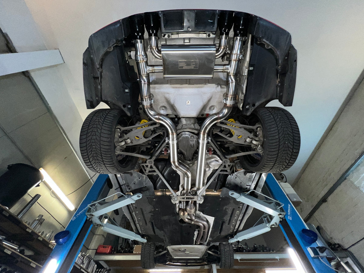Sportovní klapkový výfuk Hurricane 3,5″ – BMW M4 F83 Competition 450 k