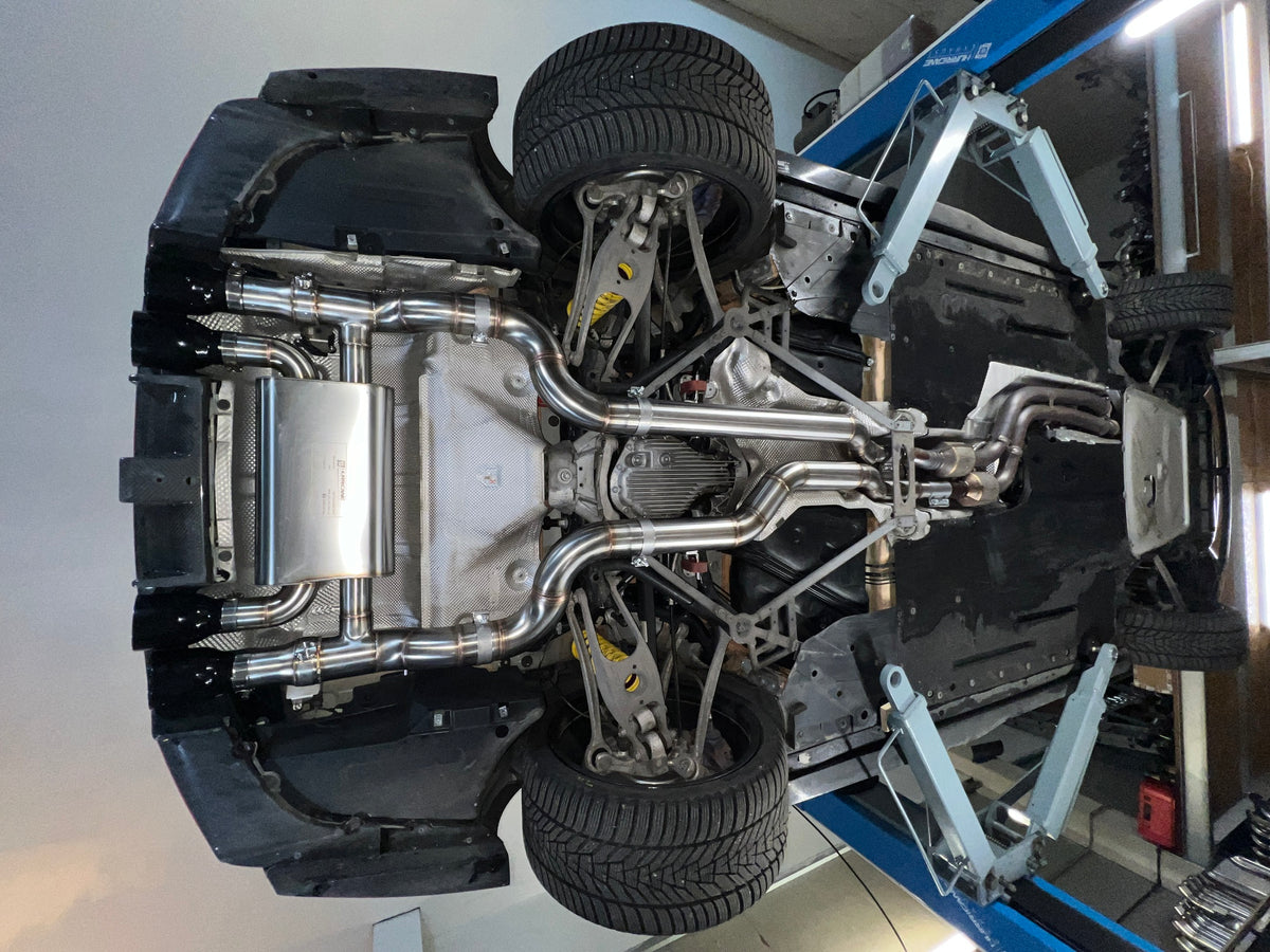 Sportovní klapkový výfuk Hurricane 3,5″ – BMW M4 F83 Competition 450 k