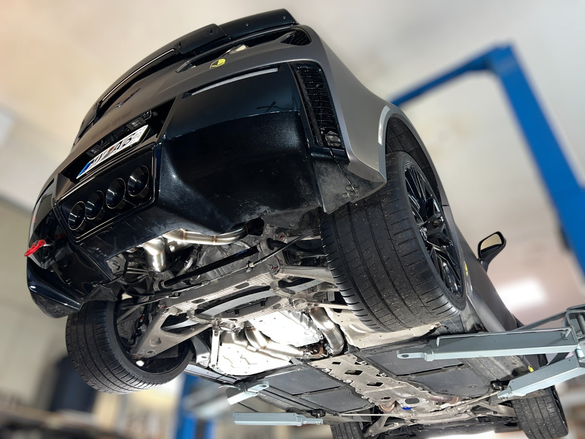 Sportovní klapkový výfuk Hurricane 3,5″ – Chevrolet Corvette C7 Z06