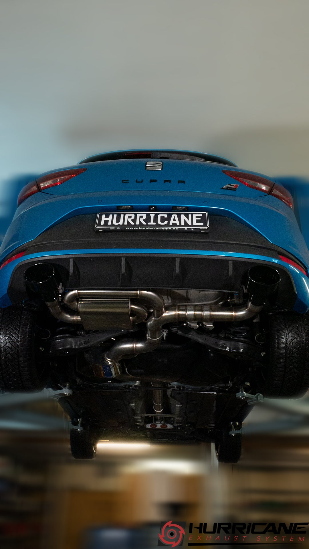 Sportovní klapkový výfuk Hurricane 3,5″ – Seat Leon Cupra 280 5F verze V3