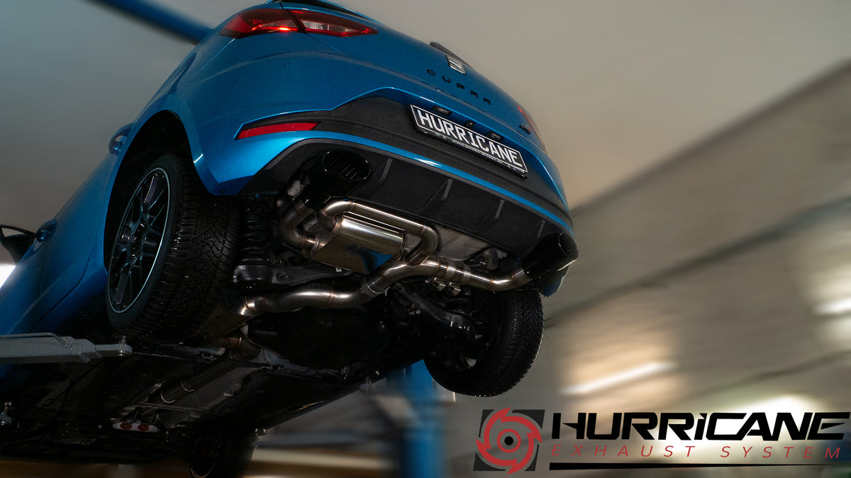 Sportovní klapkový výfuk Hurricane 3,5″ – Seat Leon Cupra 280 5F verze V3