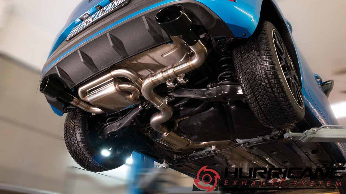 Sportovní klapkový výfuk Hurricane 3,5″ – Seat Leon Cupra 280 5F verze V3