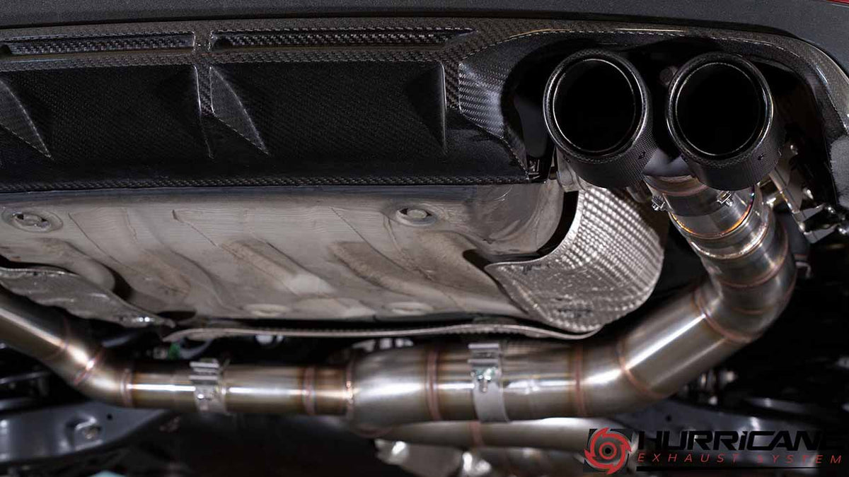 Sportovní klapkový výfuk Hurricane 3,5″ – Seat Leon Cupra R ST 300 AWD s OPF 5F verze V2