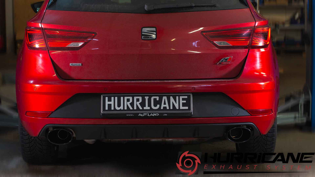 Sportovní klapkový výfuk Hurricane 3,5″ – Seat Leon Cupra ST 300 AWD 5F verze V1