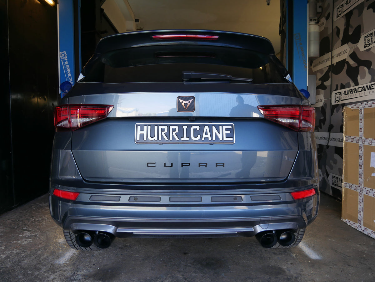 Sportovní klapkový výfuk Hurricane 3,5″ – Cupra Ateca před faceliftem s OPF AWD